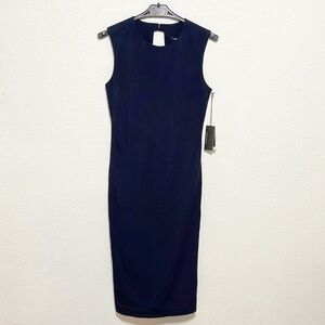 NWT Monika Chiang Navy Powerknit Dress Size 00
